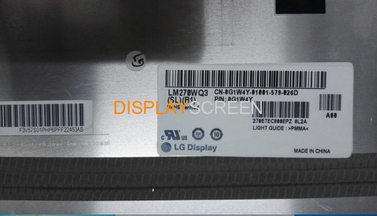 Original LM270WQ3-SLB1 LG Screen 27.0\" 2560*1440 LM270WQ3-SLB1 Display