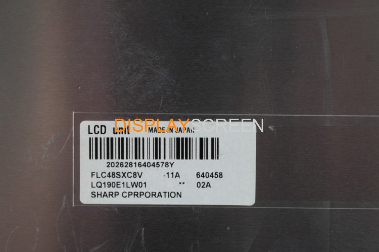 Original LQ190E1LW01 SHARP Screen 19" 1280*1024 LQ190E1LW01 Display