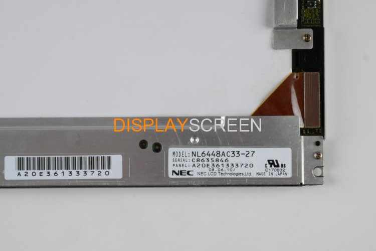 NL6448AC33-27 NEC 10.4" TFT LCD Panel Display NL6448AC33-27 LCD Screen Display