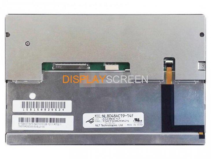 Original NL8048AC19-14F NLT Screen 7.0\" 800*480 NL8048AC19-14F Display