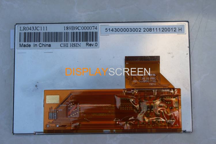 Original LR043JC111 ChiHsin Screen 4.3\" 480*272 LR043JC111 Display