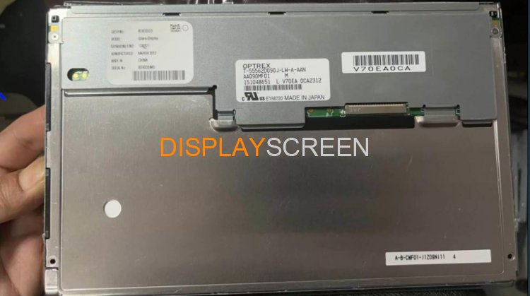 Original T-55562D090J-LW-A-AAN OPTREX Screen 9.0\" 800*480 T-55562D090J-LW-A-AAN Display