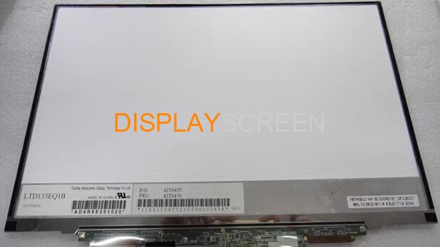 Original LTD133EQ1B Toshiba Screen 13.3\" 1440*900 LTD133EQ1B Display