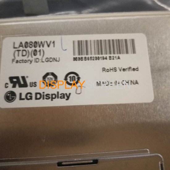 Original LA080WV1-TD01 LG Screen 8.0\" 800*480 LA080WV1-TD01 Display