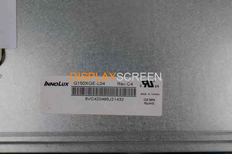 Original G150XGE-L04 Rev.C4 Innolux Screen 15" 1024×768 G150XGE-L04 Rev.C4 Display