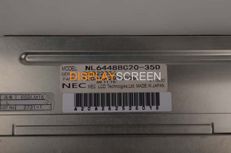 Original NL6448BC20-35D NEC Screen 6.5" 640*480 NL6448BC20-35D Display