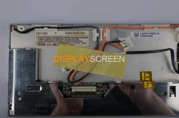 Original LQ065T9DR51U SHAPP Screen 6.5" 400×240 LQ065T9DR51U Display