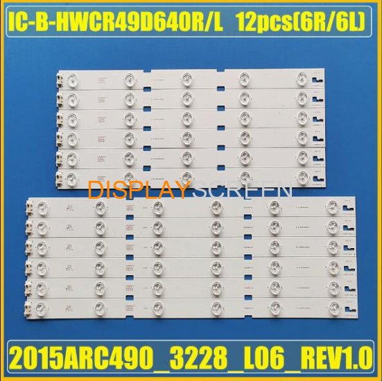 LED Backlight Strip For 49VLE6523BL 49VLE6524 49GFB6621 49VLE6629BR 49VLE6523BL 49VLE6625BP 2015ARC490_3228_R05 L06 LM41-00177A