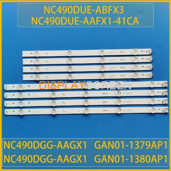 New LED Backlight Strip for 49LJ5550 49UK6200 49UK6300 49LK5700PSC 49UJ630V 49UJ6300 49Lj5500 NC490DUE-AAFX1-41CA NC490DUE-ABFX3