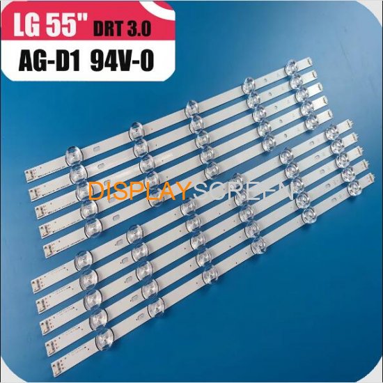 NEW Full Backlight Array LED Strip Bar LG 55\'DRT3.0 55LB650V 55LB630V LC550DUH FG 55LF5610 55LF580V 55LF5800 55LB630V 55LB6300