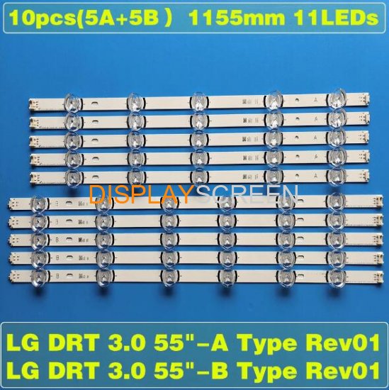 NEW Full Backlight Array LED Strip Bar LG 55LF652V 55LB630V 55LB650V LC550DUH FG 55LF5610 55LF580V 55LF5800 55LB630V 55LB6300