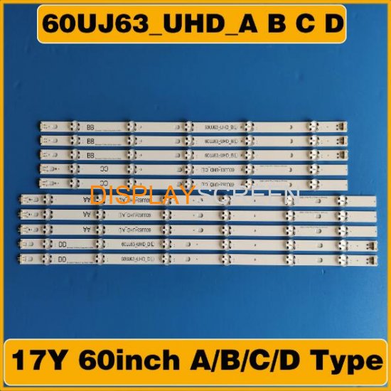 LED backlight strip for LG 60UJ6309 60UJ6300 60UJ6050 60UJ630V 60UJ634V EAV63673006 17Y 60inch 60UJ63_UHD_A B C D NC600DGE