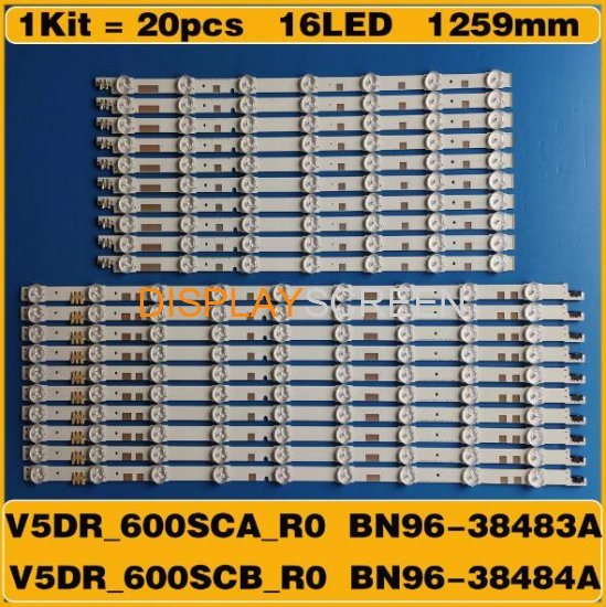 20pcs UN60JS7000F UN60JS700DF UN60JS8000F UN60JS7200H UN60JS7200G UN60JS7200F BN96-38483A BN96-38484A V5DR_600SCA_R0 V5DR_600SCB