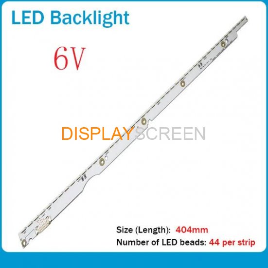 406mm 6V*44LEDs New LED Strip 2012SVS32 7032NNB 44 2D REV1.0 32\" TV V1GE-320SM0-R1 UE32ES6307 UA32ES5500 UE32ES5530W UE32ES5557K