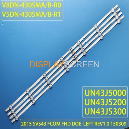 BN96-37294A BN96-37295A LED backlight strip(8) V8DN-430SMA-430SMB-R0 use for Samsung UN43J5000 LH43DBJPLGC UN43J5200 UN43J5300