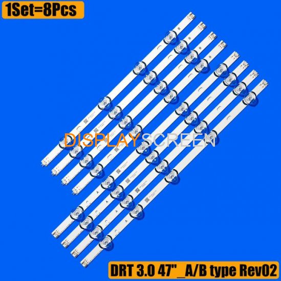 LED Backlight strip 9 Lamp For LG 47\" TV DRT 3.0 47\" 47LB631V 47LB561V 47LB6300 47GB6500 47LB652V 47lb650v 47LB5610 47LB565V