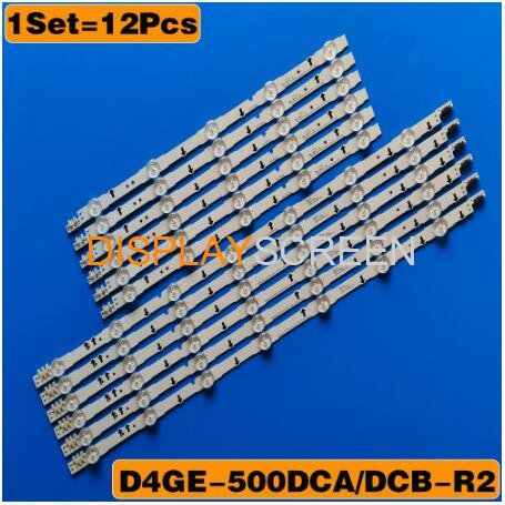 12 PCS/set LED backlight For Samsung UN50J5500 UE50H6200 UE50H6470 D4GE-500DCA-R2 D4GE-500DCB-R2 BN96-30428A BN96-30427 30425