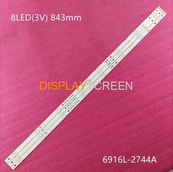 LED strip for LG 43UH610A 43UH603V 43UH6030 UD 43UH630V LC430DGE FJ M2 43\" V16.5 ART3 2744 Rev0.1 6916L-2744A 43UH620V 43UH610T