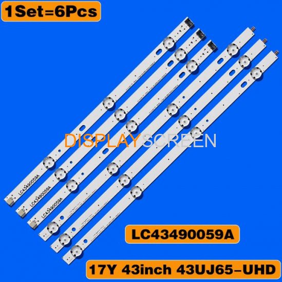 LED Strip or LC43490059A LC43490058A LG 43UK6300PLB 43UJ634V 43UJ635V 43LJ61_FHD_L Innotek 17Y 43inch_A LC43490074A 83CM