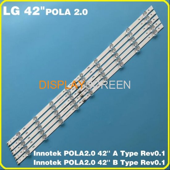 New LED Backlight Strip for LG INNOTEK POLA2.0 42\" TV T420HVN05.0 T420HVN05.2 42LN5758 42LN5406-ZA 42ln5460 42LN5750 42LN575S