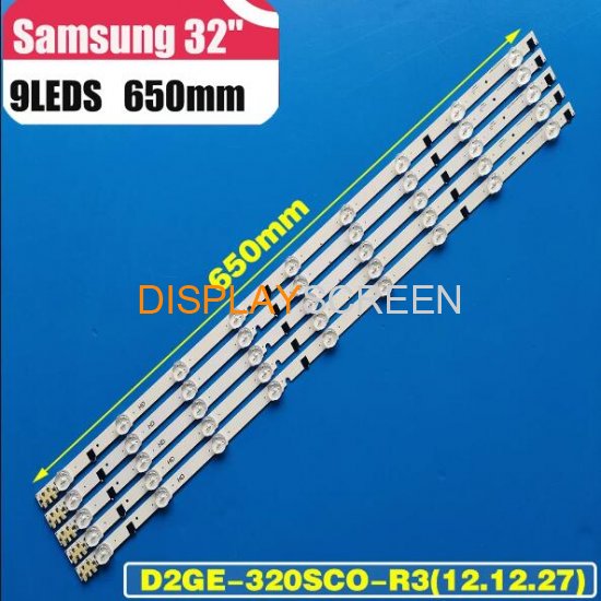 TV LED Bars For Samsung UE32F4000AW UE32F5000AK UE32F5030AW UE32F5300AW UE32F5300AK LED Backlight Strip Kit 9 Lamp Lens 5 Bands