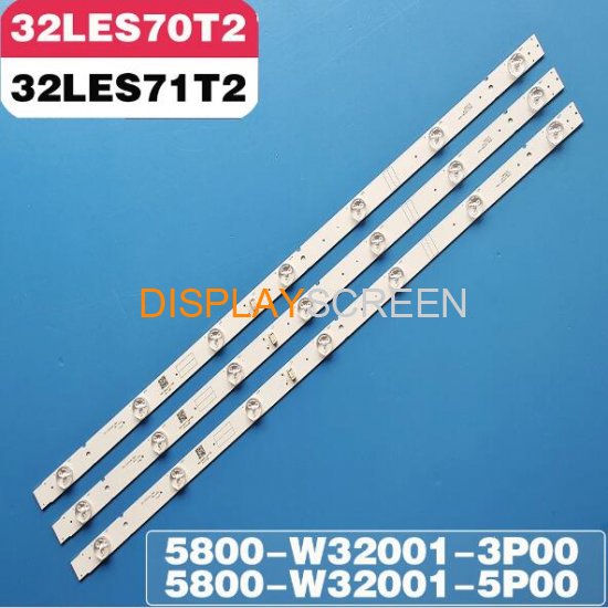 New 32 inch led TV backlight 32LES71T2 32LES70T2 5800-W32001-3P00 32E3000 32X3 32E360E 05-20024A-04A NE-32F300CN15 LC320DXJ-SFA2