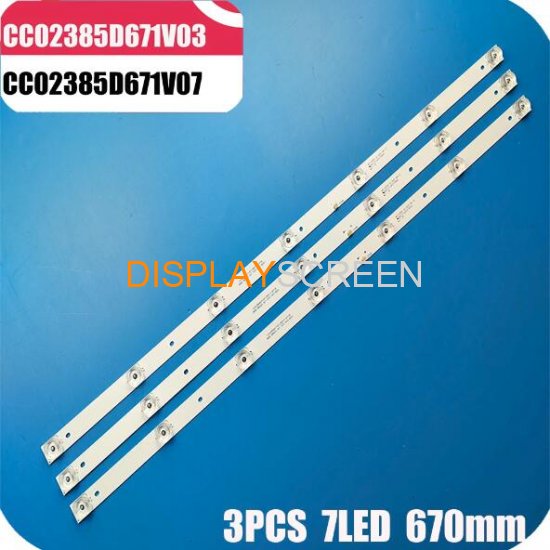 dexp h39d7000g CC02385D671V07 led backlight for 39inch CC02385D671V03 385B 385E20 3X7 7S1P 1910 0D20 DM-LED39R201BT2 EX-39HT001B