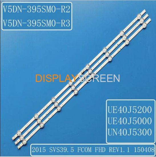 LED backlight strip for Samsung UE40J5200 UE40J5000 UE40J5300 V5DN-395SM0-R2 R3 BN96-37622A LM41-00355A 00121X 2015 SVS39.5 FCOM